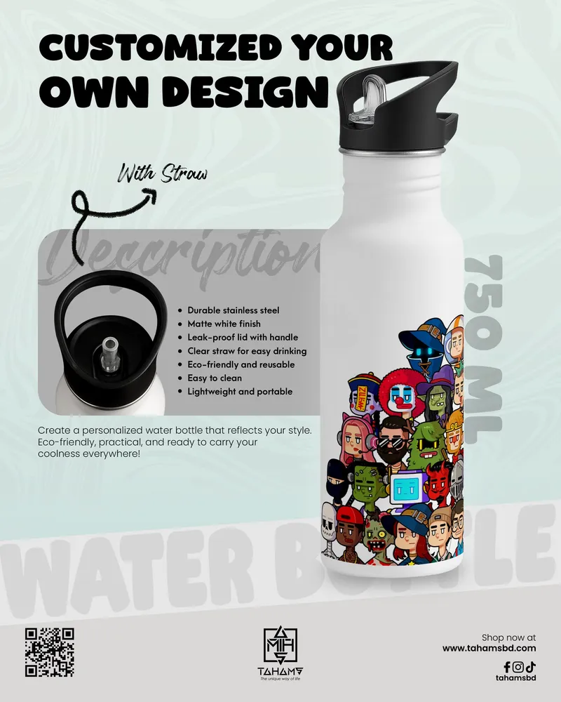 Custom 750ML Water Bottle  